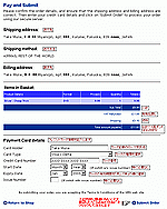 クレジットカード情報入力
